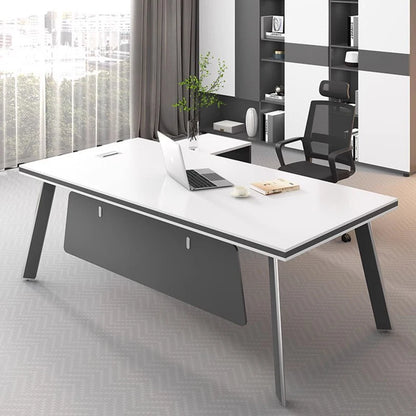 Modern Executive Office Desk Writing Storage Workbench Luxury Office Desk Standing Scrivanie Per Computer Office Furniture