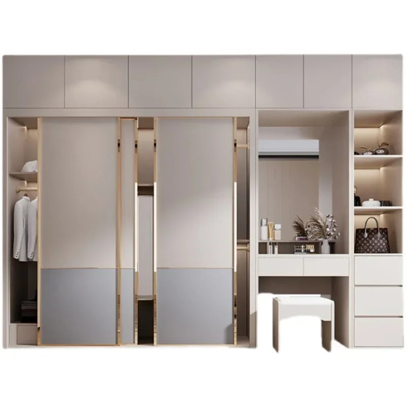 Sliding Door Drawers Wardrobe Hooks Underwear Cube Luxury Wardrobe Bedroom Multifunctional Clothing Racks Armario Decoration