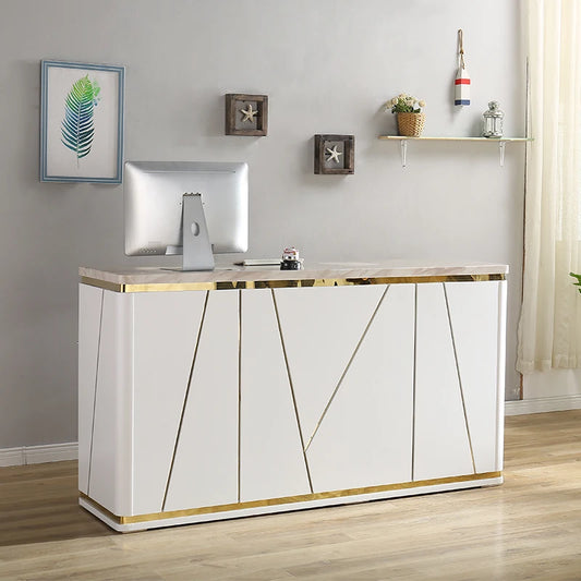 Church Pulpit Front Reception Podium Lectern Bar Modern Office Cash Counter Desk Restaurant Tables White Bureau Furniture