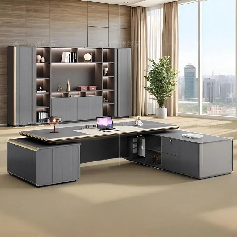 Simple Table Office Furniture Professional Desk Multifunction Home Room Desks Study Executive Student Scrivania Reception Offer