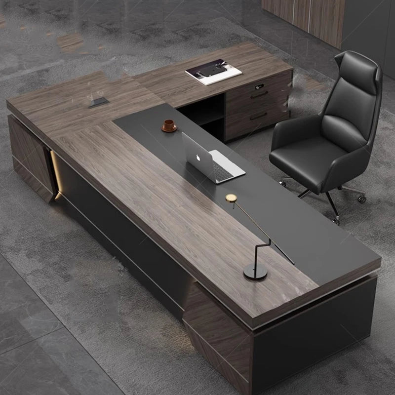 Executive Study Office Desk Computer Vanity Makeup Modern L Shape Desk Bed Student Laptop Mesas De Computador Home Furniture