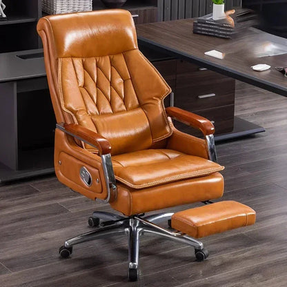 Ergonomic Recliner Office Chairs Desk Massage Executive Designer Armchairs Cushion Massage Silla Escritorio Office Furniture