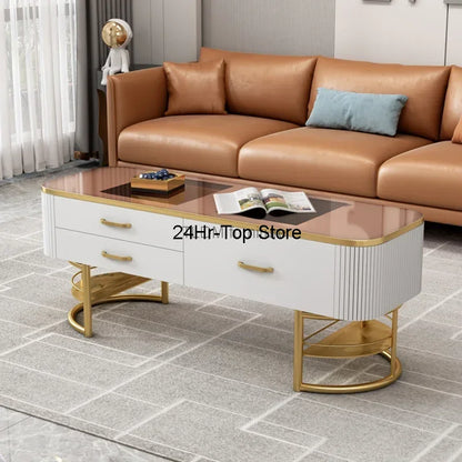 Luxury Book Coffee Tables Living Room Nordic Glam Console Dressing Coffee Table Console Hall Tea Table Basse Service Tables