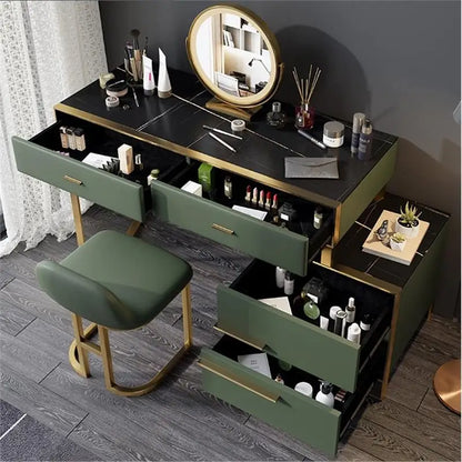 Makeup Toilets Deals Black Dresser Bedroom Chest Drawers Comfortable Bedside Table Furniture Nightstand Toilette Trucco Luxury