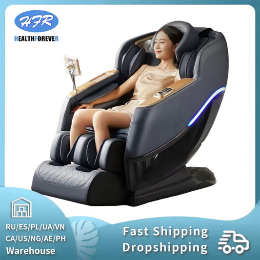 2024 The Latest Model In 4D Zero Gravity Airbag Full Body Massage Chairs Heat Massage Sofa Office chair AI Body Shape Detection