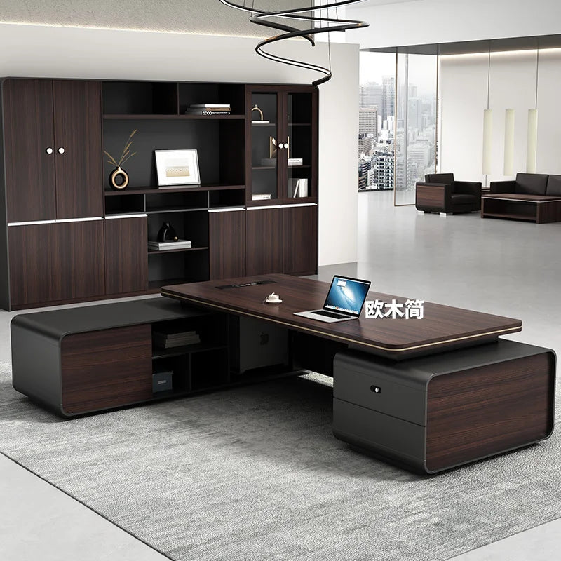 Corner Office Executive Desk Work Study Table Sofa Side Setup Accessories Room Desks Offer Table Manucure Furniture Offices