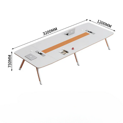 Long table meeting room table and chair combination modern simple office long meeting