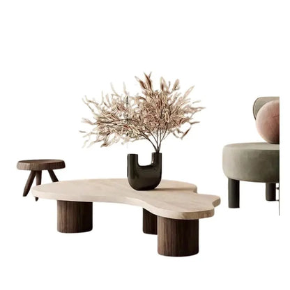 Luxury Round Coffee Table Living Room Mobile Tea Table Modern Design Console Table Basse Moderne Pour Salon Nordic Furniture