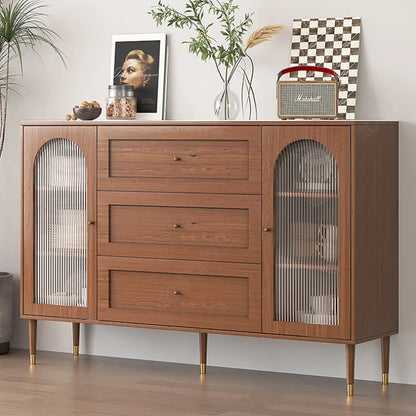 Locker Modern Storage Sideboard Luxury Closet Display Kitchen Sideboard Living Room Wooden Mobile Cucina Home Furniture SR50CG