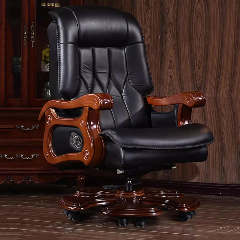 Luxury Recliner Office Chair Study Floor Cushion Reading Wheels Comfy Modern Office Chair Executive Cadeira Gamer Furniture