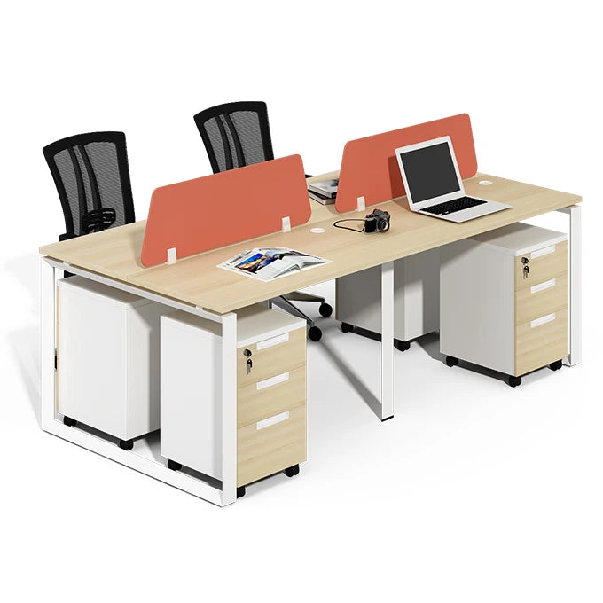 Wholesale modern office furniture cheap modular high end frosted glass 6 person office cubicles workstation