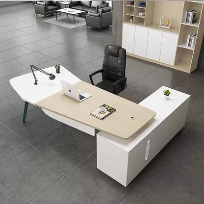 Minimalist Home Office Desks Conference Designer Storage Luxury Modern Work Desk Executive Mesa Escritorio Office Furniture