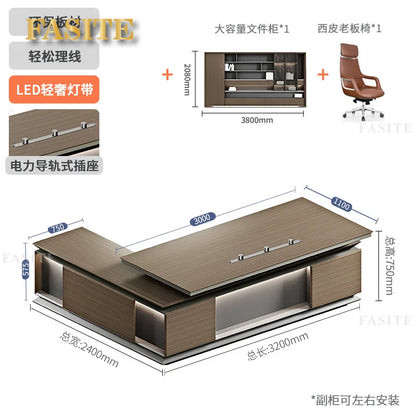 Standing Computer Desk Gaming Organizer Executive Reception Study Office Desk Corner Writing Compuatador Furniture