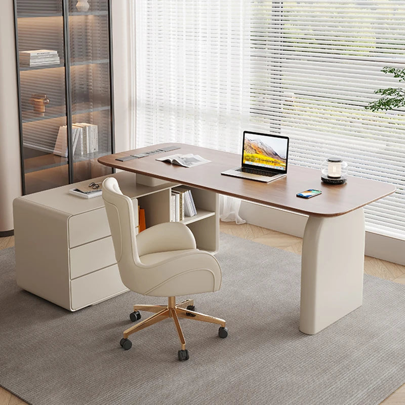 Executive Meeting Work Table Study Desktop Modern Gaming Vanity Desk Computer Reception Schreibtisch Media Console Furniture