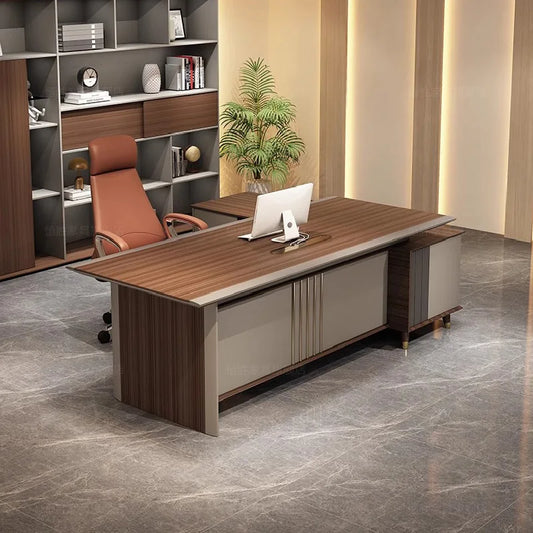 Conference Reception Office Desk Corner Drawers Luxury Executive Office Desk Vanity Modern Mesa De Escritorio Luxury Furniture