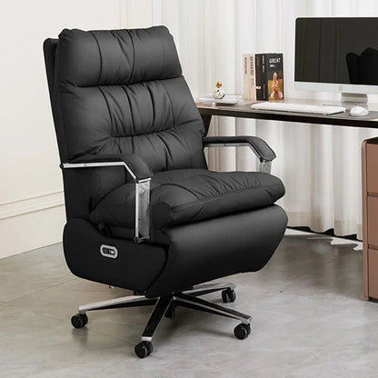 Adjustable Handle Neck Support Office Chair Modern Comfort Leather Professional Work Chair Schoolboy