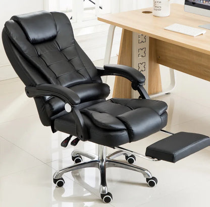 Factory Supply Modern Leather Chair Luxury Black High Back Executive Swivel Leather Office Chair With Massage