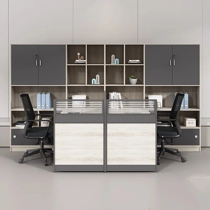 Standing School Office Desk Luxury Cheap Meeting Executive Workbench Filing Office Desk Laptop Scrivania Angolare Furniture HDH