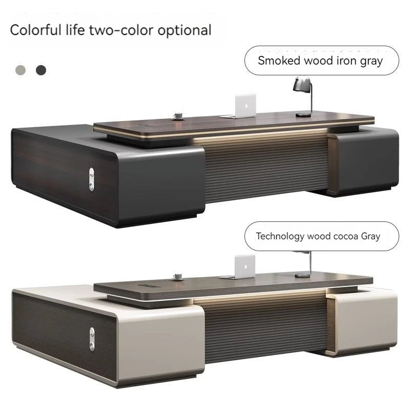 Commercial Ceo Office Desks Escritorio De Oficina L Shaped Executive Luxury Office Table Set Schreibtisch Desk Office Furniture