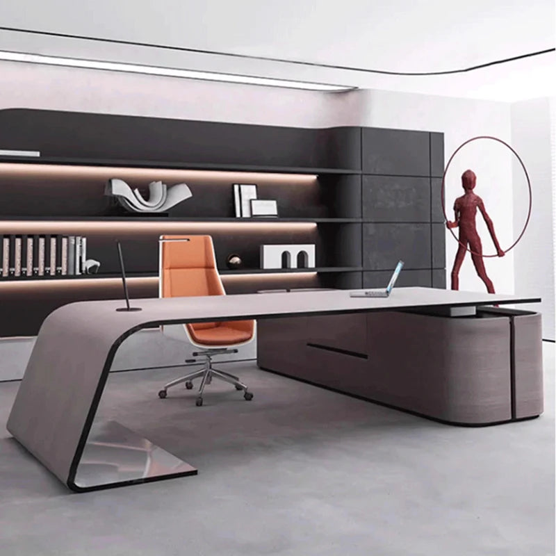 Drawers Computer Luxury Office Desktop Executive Conference Office Desk Storage Workbench Tavolo Da Lavoro Office Furniture