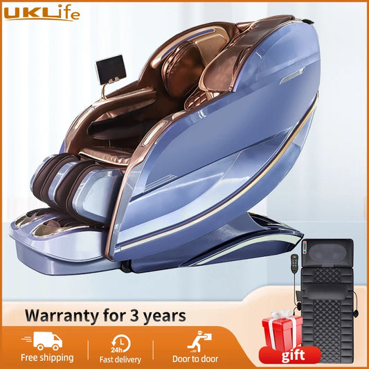 3 Year Warranty 4D SL-Track Zero Gravity full body AirBag Massager Chairs Home 3D Office Chair Luxury Electric Massage Sofa