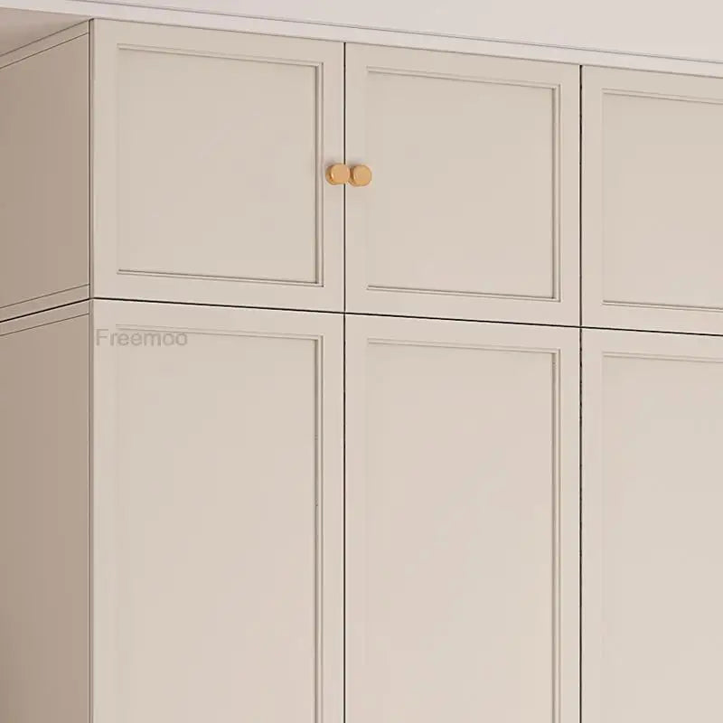 Luxury Closet For Clothes Bedroom Furniture Wardrobes In White Multi-Space Storage Locker With Drawers Home Furniture Cabinet