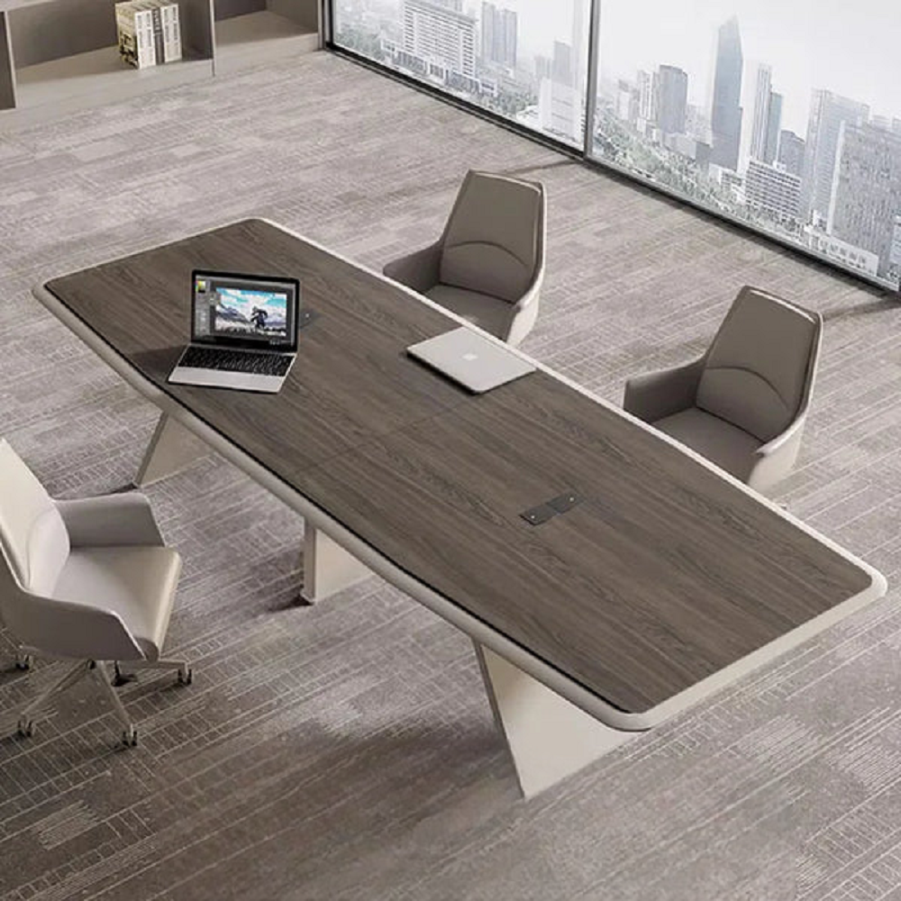 Large Conference Long Table Office Desks Organizing Simple Modern Desk Meeting Table Company Bar Negotiation Office Furniture AA