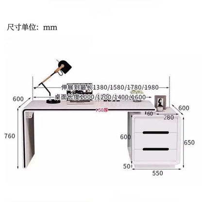 Sofa Side Table Minimalist Desk Study Office Furniture Room Desks Executive Computer Corner Setup Accessories Professional Home