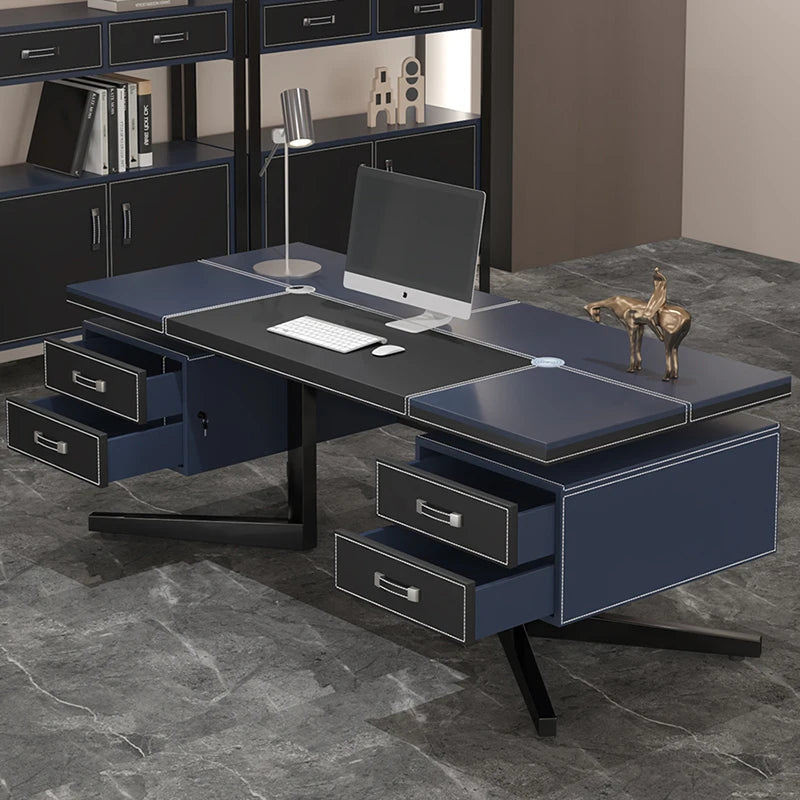 Metal Drawers Workstation Luxury Desktop Conference Computer Office Desks Storage Executive Scrivania Cameretta Home Furniture