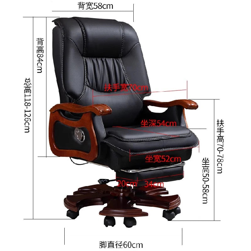 Computer Swivel Office Chair Recliner Ergonomic Accent Massage Comfy Luxury Boss Chair Designer Sillas De Oficina Home Furniture