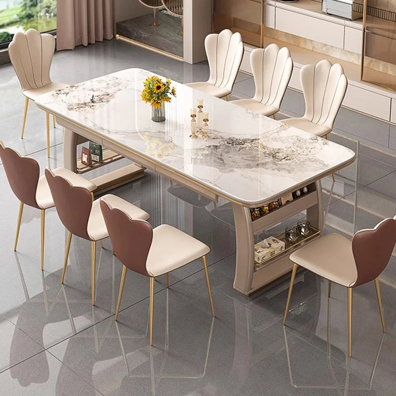 Dressing Salon Dining Table Set Luxury Restaurant Side Vanity Dining Room Sets Makeup Bistro Sillas Para Comedor Hotel Furniture