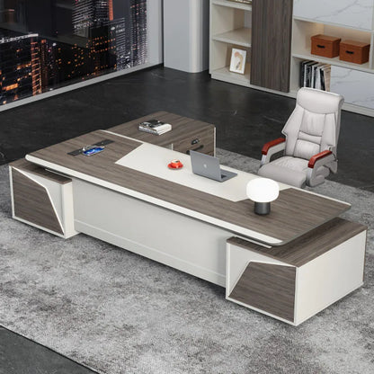 Drawers Executive Office Desk Modern Corner Conference Workbench Organization Office Desk Workflow Tavolino Home Furniture HDH