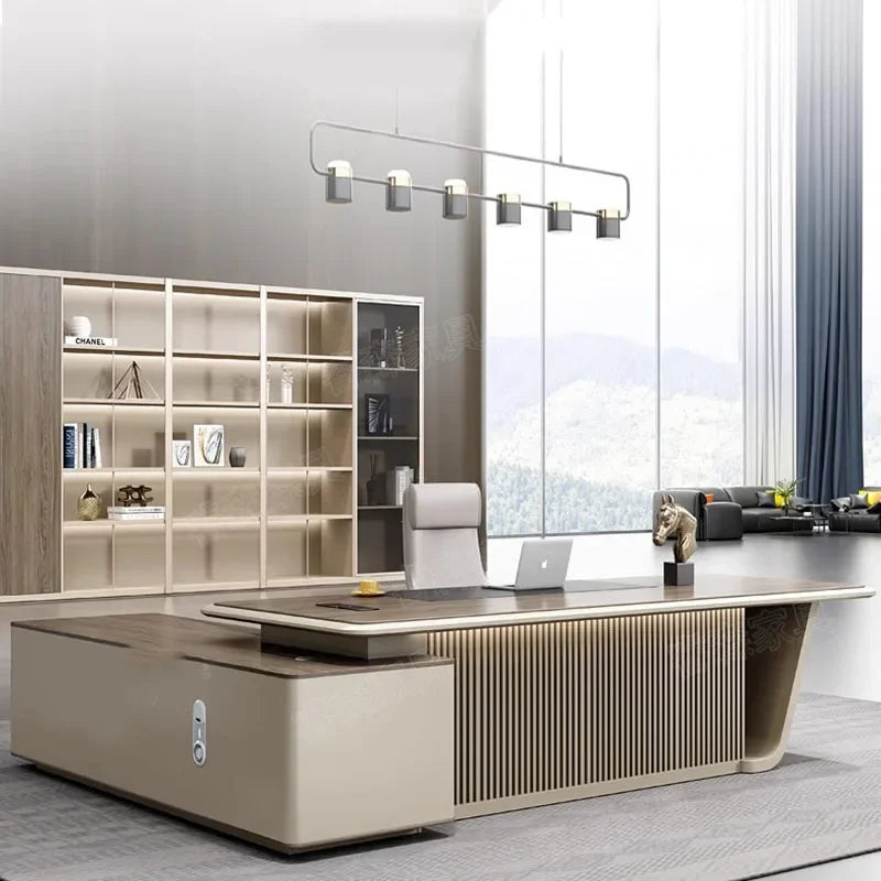 Executive Study Office Desk Modern Drawers Desktop Filing Laptop Meeting Office Desk Gaming Scrivania Angolare Furniture HDH