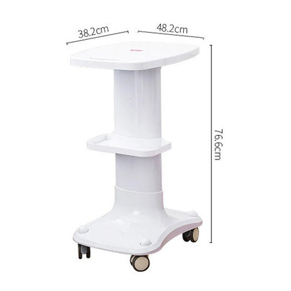 Abs Salon For Barber Shop, Beauty Equipment Tool Cart With Wheels ABS Trolley Stand Assembled