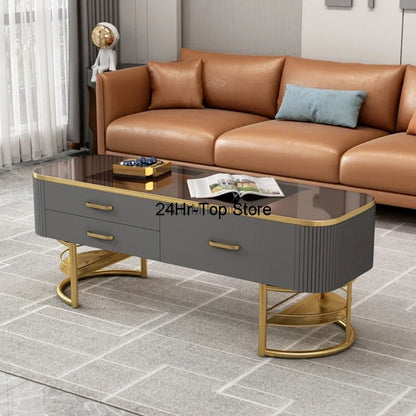 Luxury Book Coffee Tables Living Room Nordic Glam Console Dressing Coffee Table Console Hall Tea Table Basse Service Tables