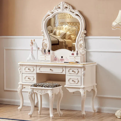 Multifunctional Modern Dressing Table Makeup Nordic Style Girls European Dressing Table Bedroom Luxury  Schminktisch Furniture