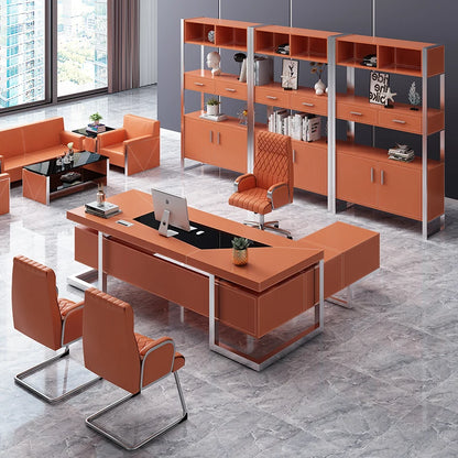 Desktop Corner Workbench Computer Executive Drawers Meeting Office Desks Console Standing Scrivania Cameretta Modern Furniture