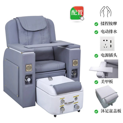 Comfort Modern Pedicure Chairs Salon Electric Massage Detailing Pedicure Chairs Luxury Nails Poltrona Pedicure Furniture HD50XZ