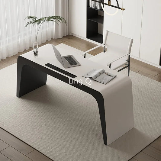 Office Table Desk Study Computer Desks Standing Low Furniture Offices Work Executive Room Gaming Monitors Cute Accessories Home