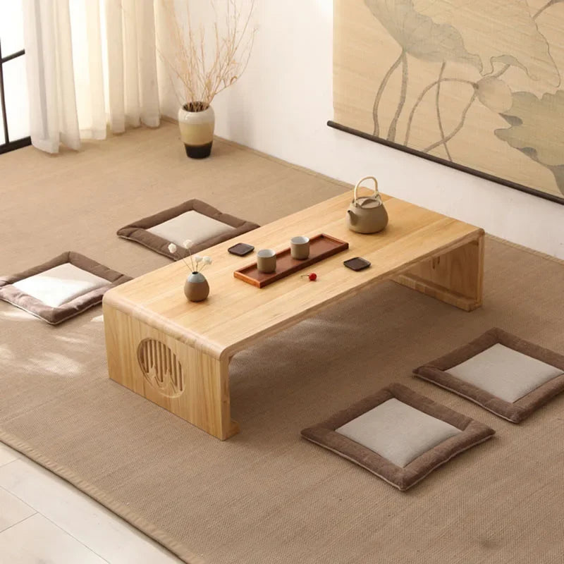 Floor Japanese Coffee Table Wood Entryways Vanity Sideboards Table Storage Couch Mesa De Centro Salon Livingroom Furniture Sets