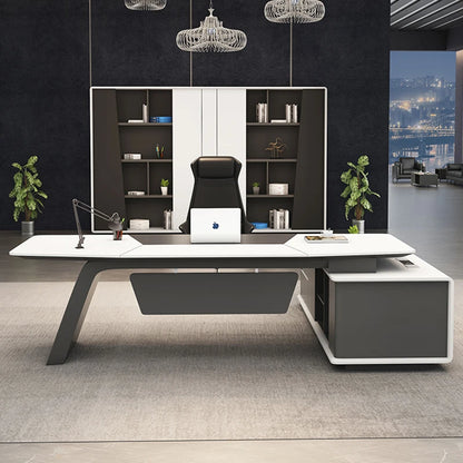 Corner Office Study Desk L Shaped Computer Work Desktop Nail Table Computer Conference Mesa Para Computador Luxury Furniture