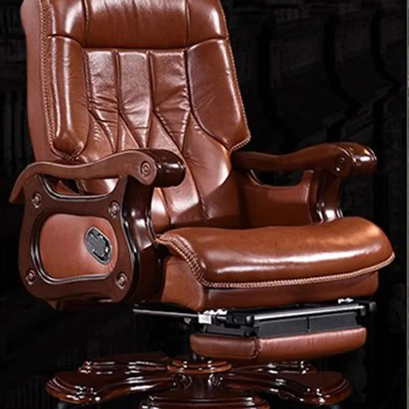 Luxury Recliner Office Chair Study Floor Cushion Reading Wheels Comfy Modern Office Chair Executive Cadeira Gamer Furniture