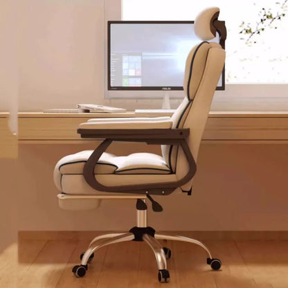 Fancy Luxairy Executive Office Chair Nordic Design Gaming Computer Office Chair White Modern Sillas De Oficina Salon Furniture