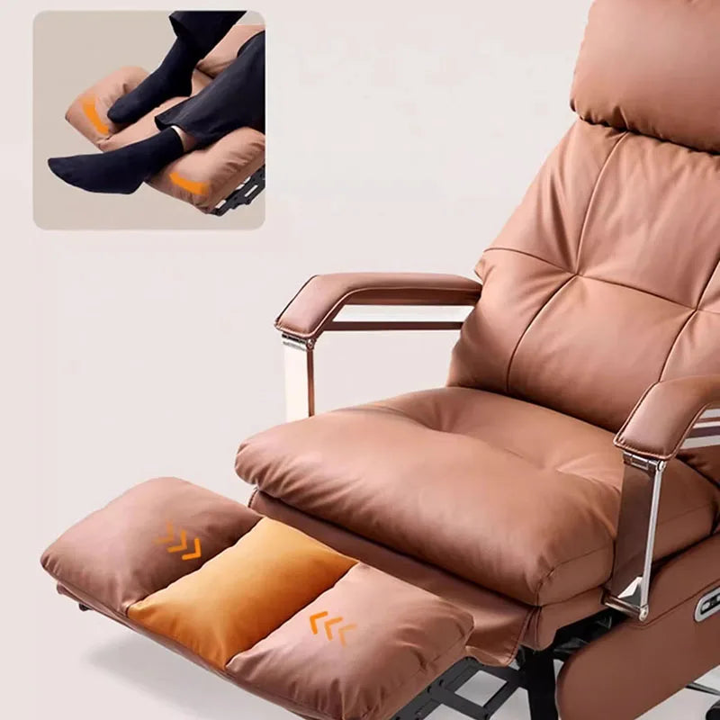 Vanity Work Study Office Chair Comfortable Leather Mobile Office Chair Playseat Recliner ArmSilla De Oficina Office Furniture