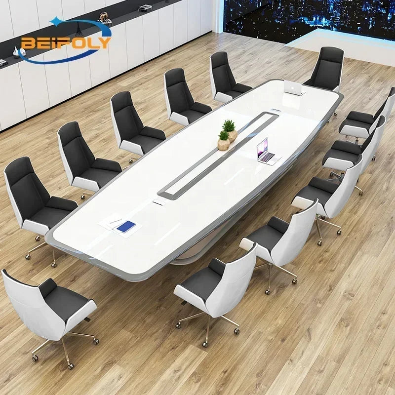 Modern Office Furniture Meeting Room Desk Conference Table High Quality Standard New Panel Wooden Conference Table