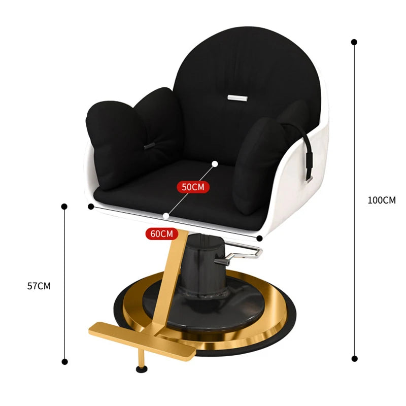 designed personalized chair barber luxury leg rest swivel home barber chair lifter equipment silla de barbero Commercial