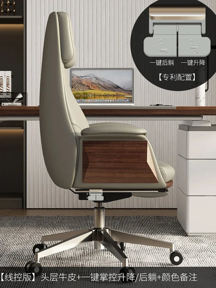 Senior Backrest Gamer Chair Leather Commerce Computer Boss Gaming Chair Work Executive Sillas De Oficina Office Furniture