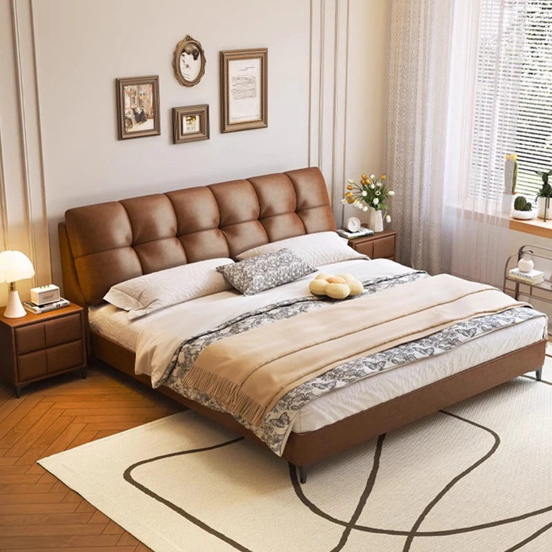 Wood Twin Size Bed Design Mattresses Comforter Set Upholstered Luxury Bed Frame Modern Camas De Dormitorio Theater Furniture