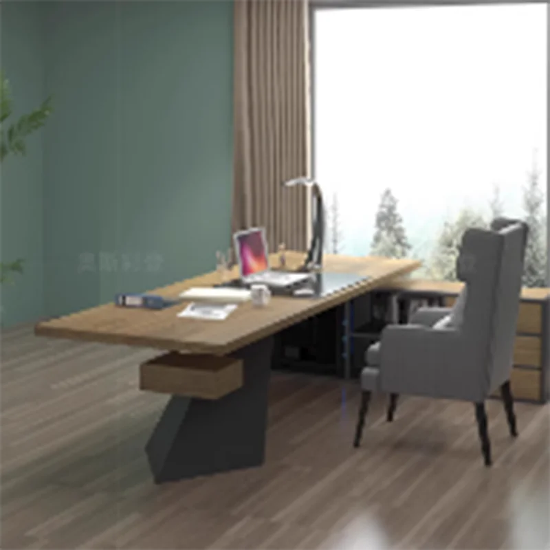 Writing Furniture Executive Desk Office Conference Reception L Shaped Desk Corner Height Escritorios De Oficina Computer Tables