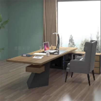 Writing Furniture Executive Desk Office Conference Reception L Shaped Desk Corner Height Escritorios De Oficina Computer Tables